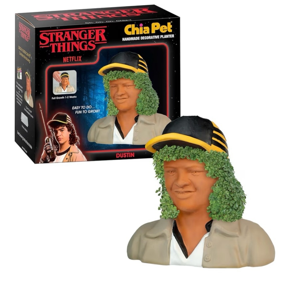 Stranger Things Dustin Chia Pet Planter